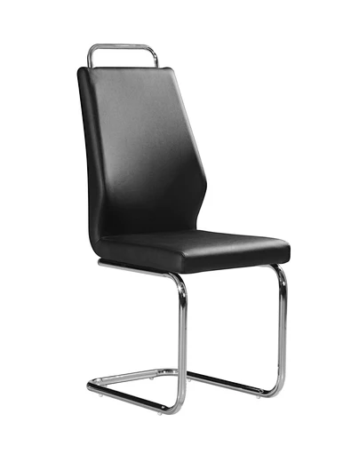 dark brown leather office chair