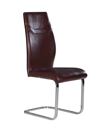 dark brown leather office chair