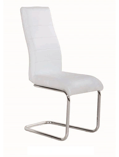 chromed dining chair