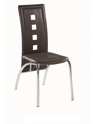 modern grey fabric dining chair