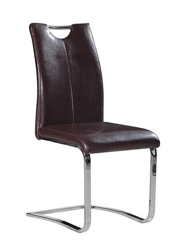 modern yellow fabric dining chair