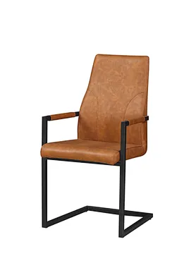 WHOLESALE FAUX LEATHER DINING CHAIR WITH STABLE METAL LEGS