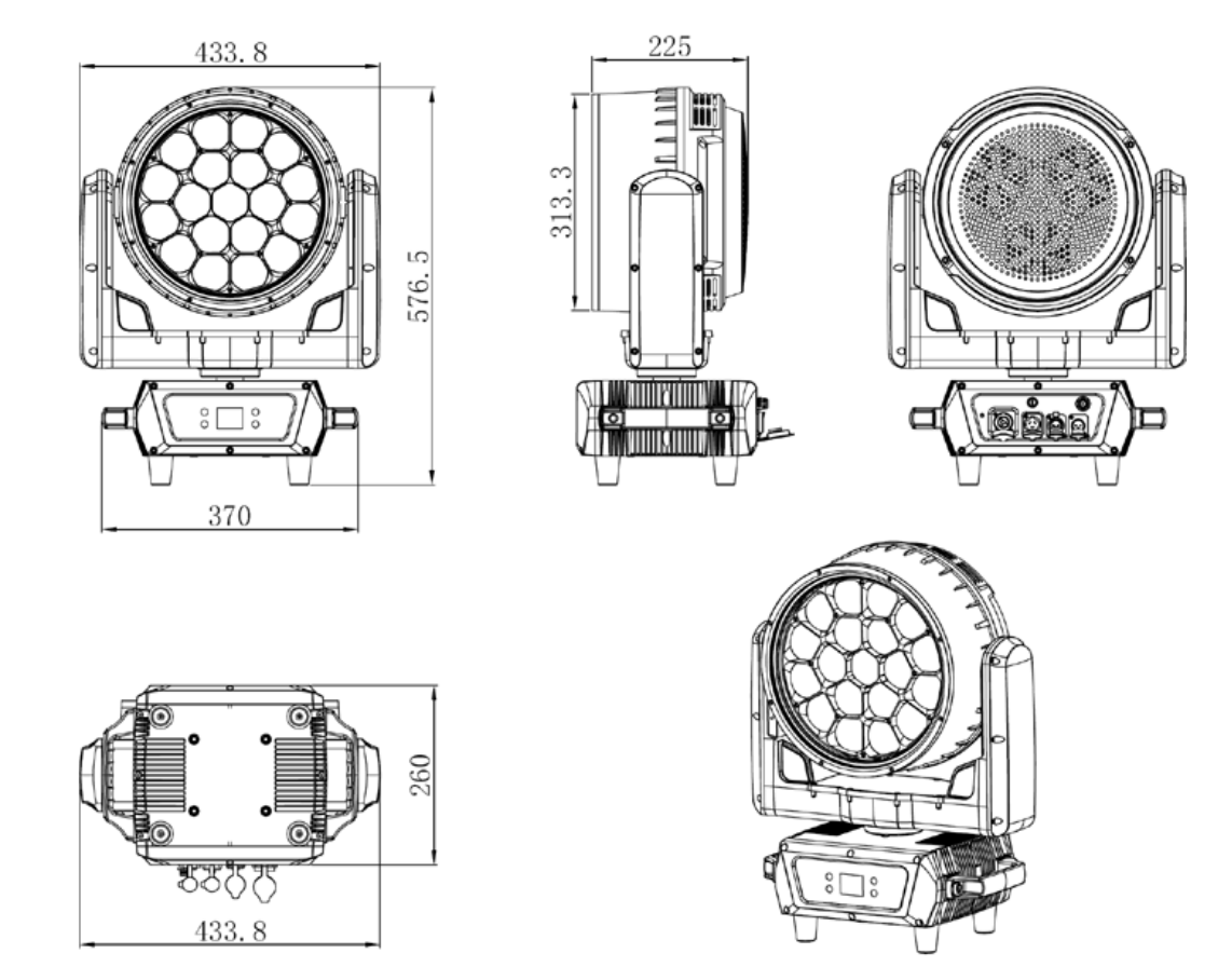 outdoor stage stage lighting
