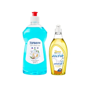 Detergente líquido para lavavajillas de baja irritación de la piel OEM utilizado para lavar a mano vasos platos cubiertos utensilios de cocina