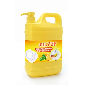 Detergente líquido para lavavajillas de baja irritación de la piel OEM utilizado para lavar a mano vasos platos cubiertos utensilios de cocina