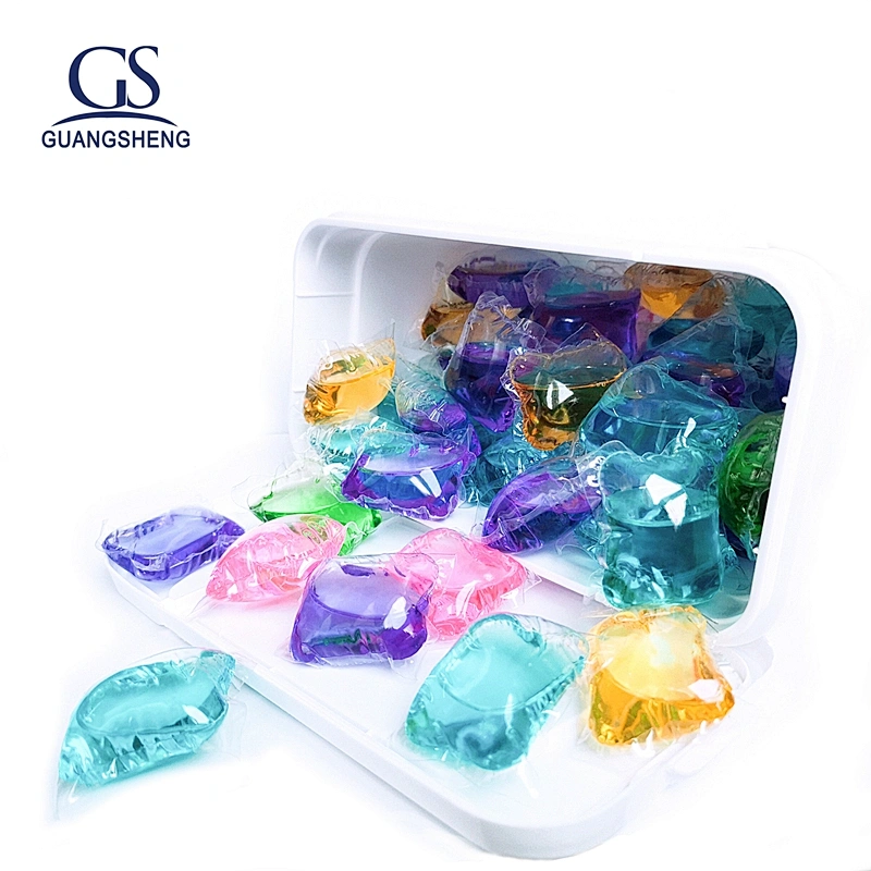 Las vainas líquidas del detergente que se lavan lavan la ropa soluble en agua del limpiador de las gotas, ropa de las vainas del detergente para ropa