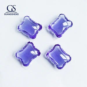 Las vainas líquidas del detergente que se lavan lavan la ropa soluble en agua del limpiador de las gotas, ropa de las vainas del detergente para ropa