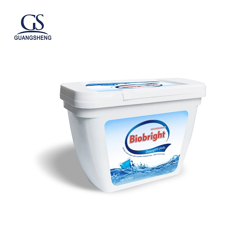 Las vainas líquidas del detergente que se lavan lavan la ropa soluble en agua del limpiador de las gotas, ropa de las vainas del detergente para ropa