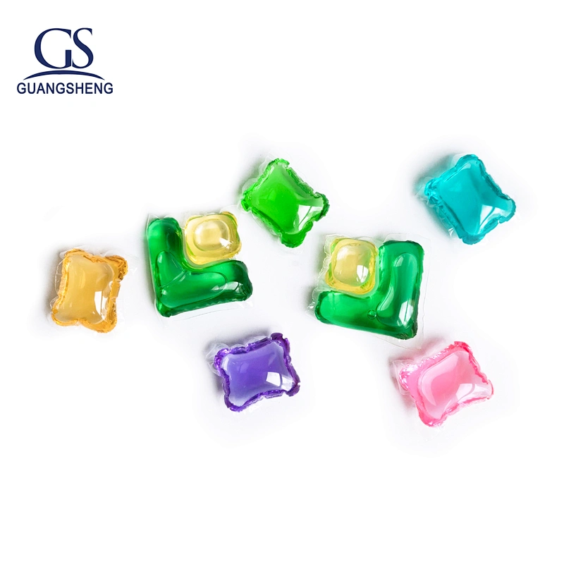 Laundry detergent gel ball capsules pod for washing clothes in bulk package