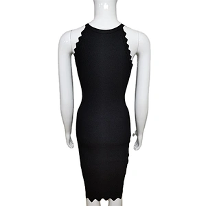 Sleeveless Girl Summer Fashion Sexy Knitted Casual Party Dress