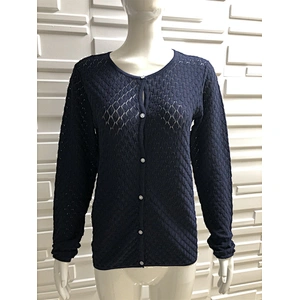 Ladies Fashion Hollow Sweater Cardigan Casual Clothing Leisure Knitwear