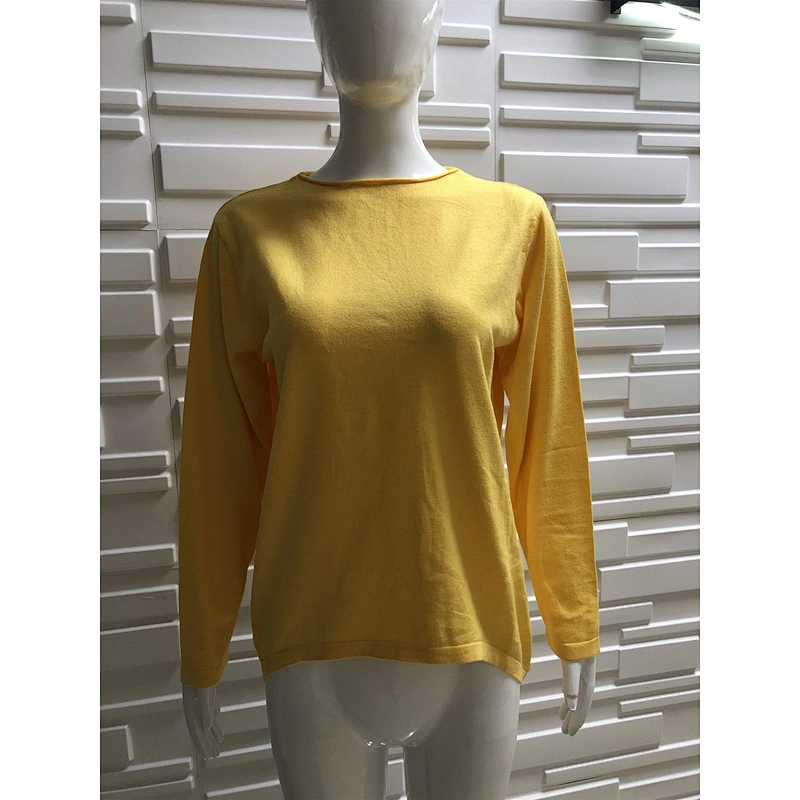 Solid Color blouse Long Sleeve Clothes Fashion Sweater Casual Knitwear
