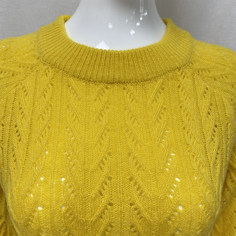Winter hollow fashion knitted women's sweater