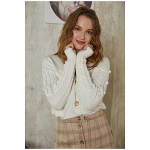 Sexy v-neck knit women casual sweater cardigan elegant autumn ladies sweater tops