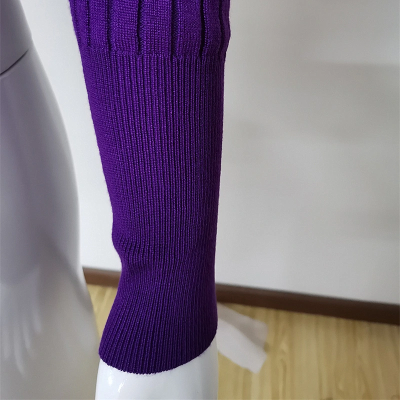 Fashion Design Women Cardigan Knitwear Long Sleeve Sweater Coat