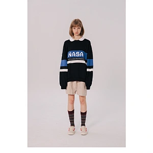 Autumn clothing women vintage polo pullover hoodie no pocket custom men grey pullover color block hoodie