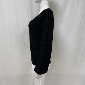 Sexy Women's V-neck Fall/Winter Loose Large Size Knitted Sweater