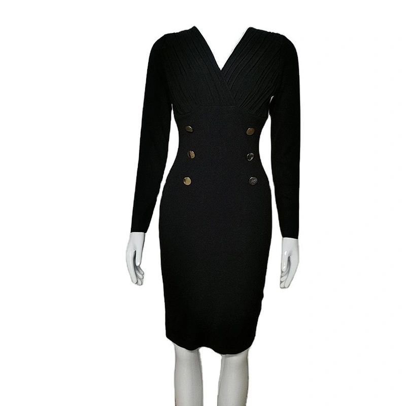 Wholesale Fall For Women Dress 2020 Knitted Dresses Casual Clothing