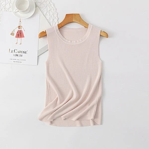 vintage leisure girl  t shirt pink white top sellers knitted summer women clothes