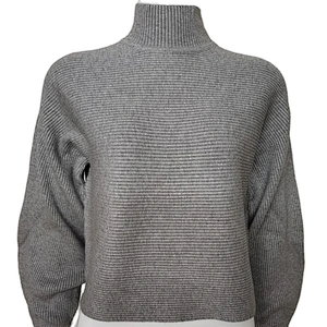 Women's Casual Loose Knitted Sweater Tops  Autumn Women Clothing Turtle Neck Top