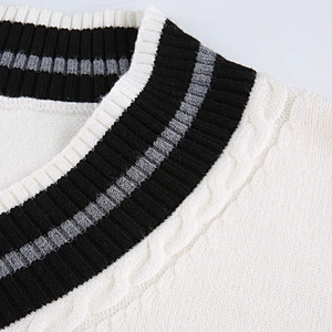 New oversized cotton off shoulder sweater women fall loose casual sweaters
