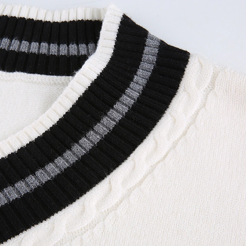 New oversized cotton off shoulder sweater women fall loose casual sweaters