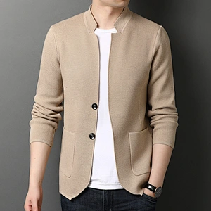 Men summer clothes cardigan fashion casual winter knit sweaters