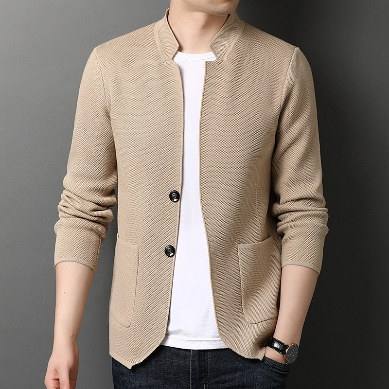Men summer clothes cardigan fashion casual winter knit sweaters