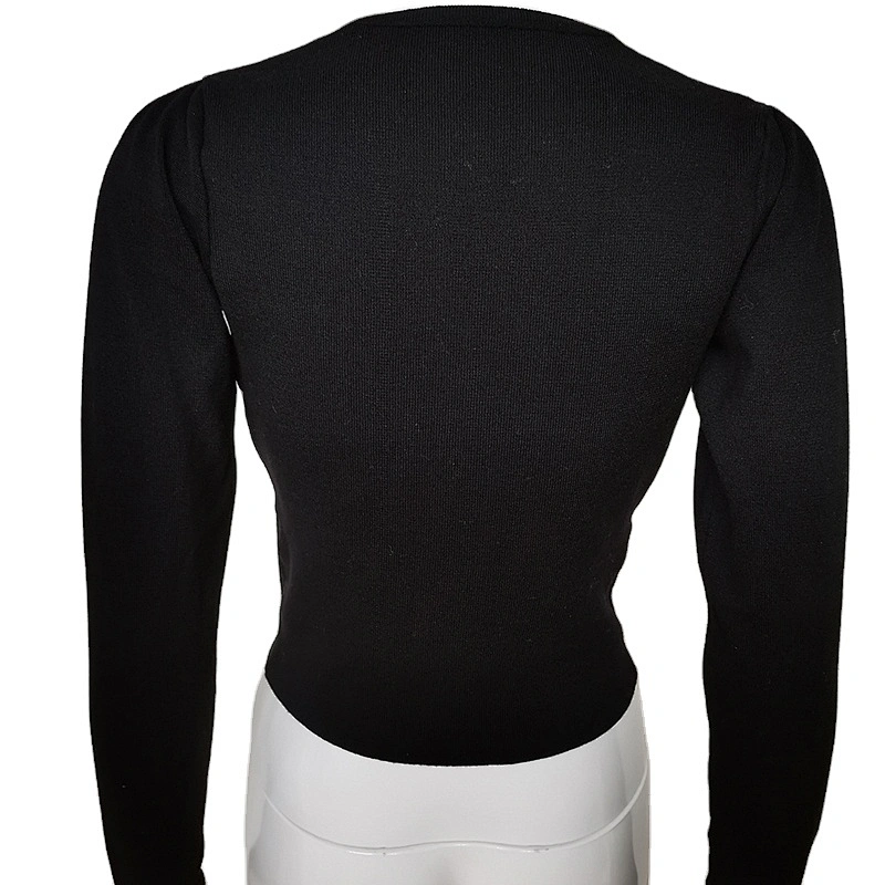 Women Knit Top Womens Buttons Casual Clothing Long Sleeve Sleeved