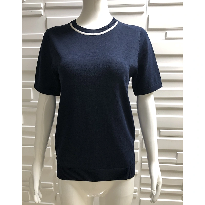 Short-Sleeved Summer Sweater Women Hot Clothing Casual Knitwear
