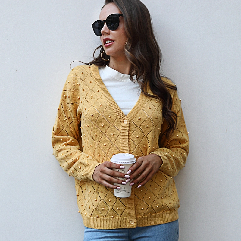 2020 Winter cardigan knitwear sweater tops fashion cusaul women's sweaters