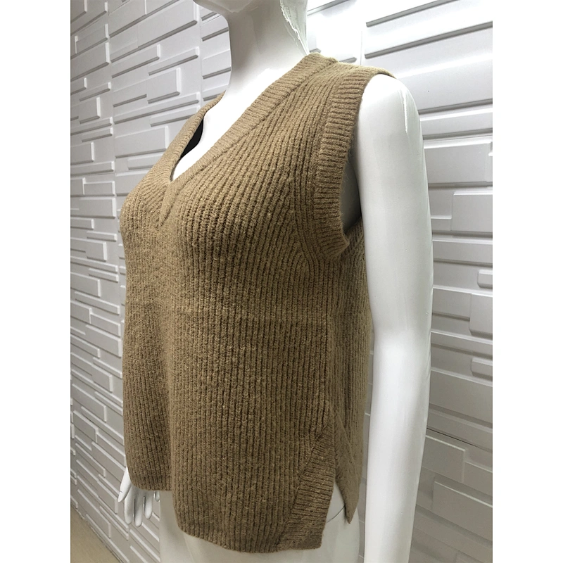 Women Fashion Sweaters Spring and Autumn Clothing Casual Vest Knitwear