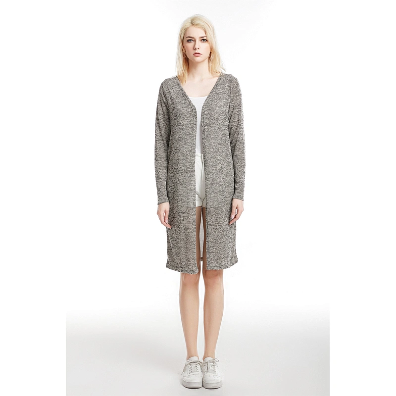 Women thin knitwear cardigan loose long shawl jacket fashion sweater