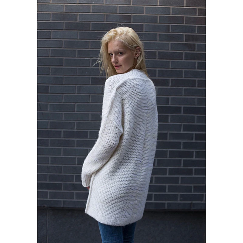 women clothes fashion Large size long sleeve loose long cardigan sweater