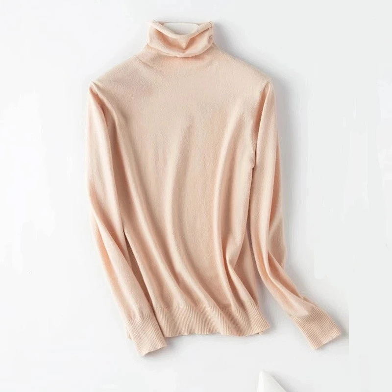 Autumn and winter in stock turtleneck pullover shirt long-sleeved women sweaters