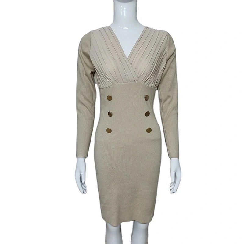 Wholesale Fall For Women Dress 2020 Knitted Dresses Casual Clothing