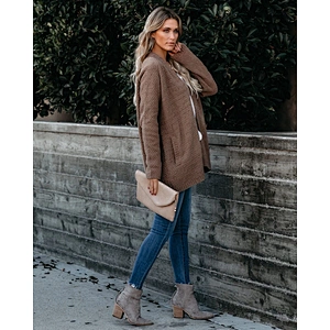 Hot Fashion Jacket Women Casual Clothes Loose Knitted Cardigan Sweater
