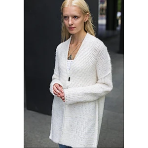 women clothes fashion Large size long sleeve loose long cardigan sweater