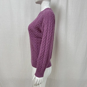 Winter hollow fashion knitted women's sweater