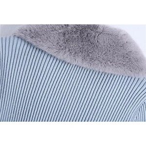 Short Knitted Sweaters Women's Thin Cardigan Fashion Sleeve Crop Tops Blouse  Ropa Mujer