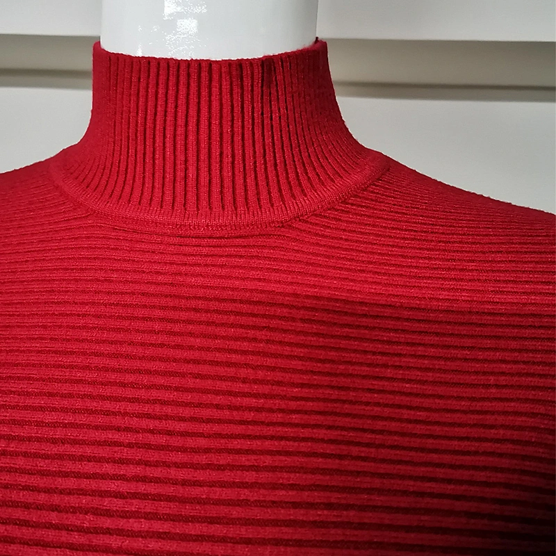 Women's Casual Loose Knitted Sweater Tops  Autumn Women Clothing Turtle Neck Top