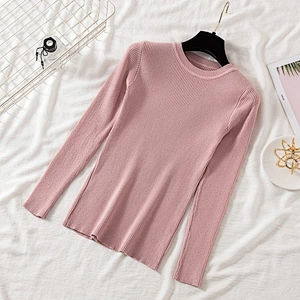 winter clothes Knitted woman sweaters pullovers basic women's jumper Slim women's sweaters