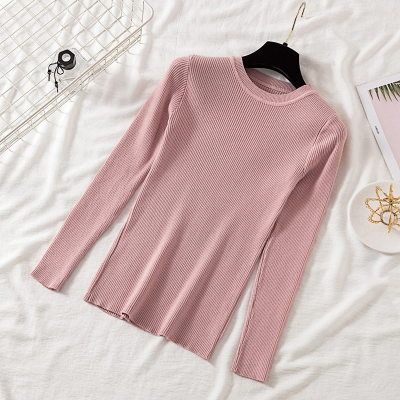 winter clothes Knitted woman sweaters pullovers basic women's jumper Slim women's sweaters