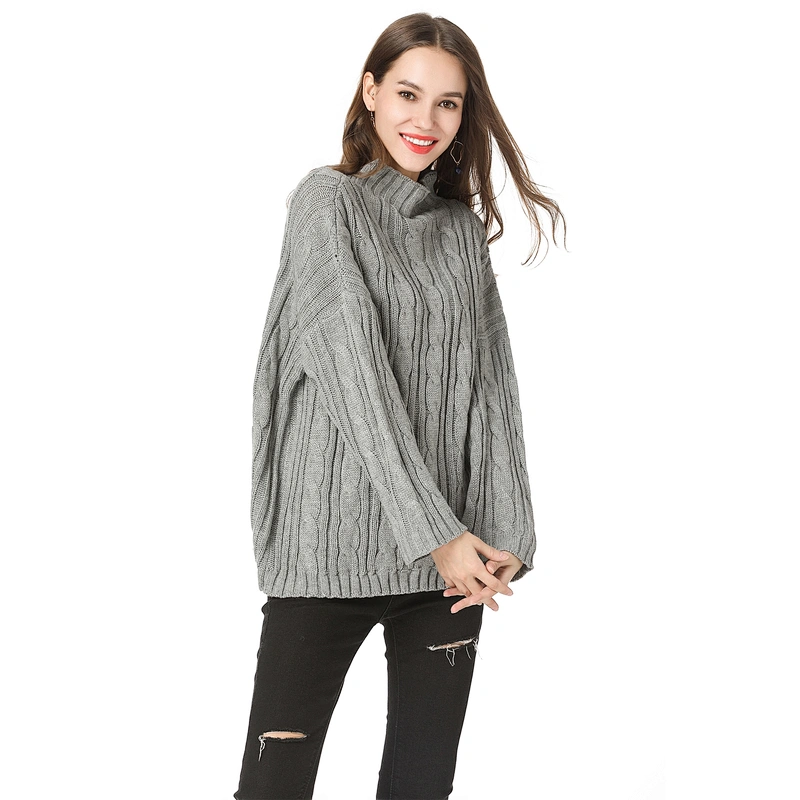 Women pullover knitwear fashion winter apparel clothing ladies casual sweater
