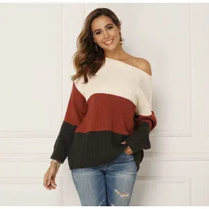 Women winter fashion clothing leisure knitwear loose casual sweater