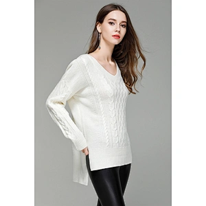Pullover women clothing sexy v-neck fashion knitwear ladies casual sweaters