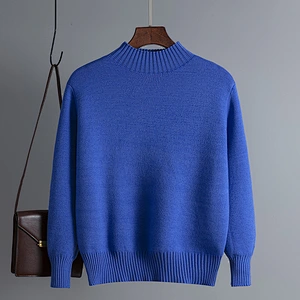 thick velvet winter women's Korean knit fuzzy sweater women solid color  pullover fur plus size sweater