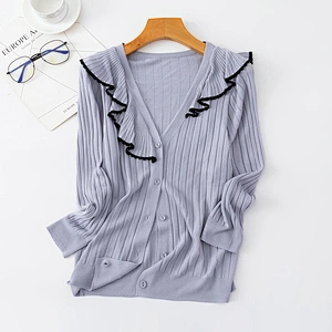 Fashion Women Cardigans for Ladies Knit Thin Casual Cardigan Sweaters