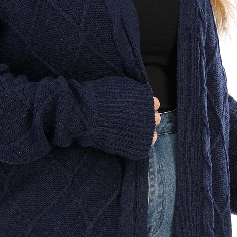 New arrival long sleeve knitted  Cardigan sweaters plus size women sweater