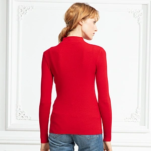 Fashion Women Long Sleeve Clothes Round Neck Women's Girl Knitted Pullover Sweaters